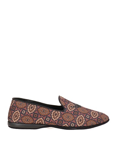 CHURCH'S Loafers Brown Textile fibres, Soft Leather