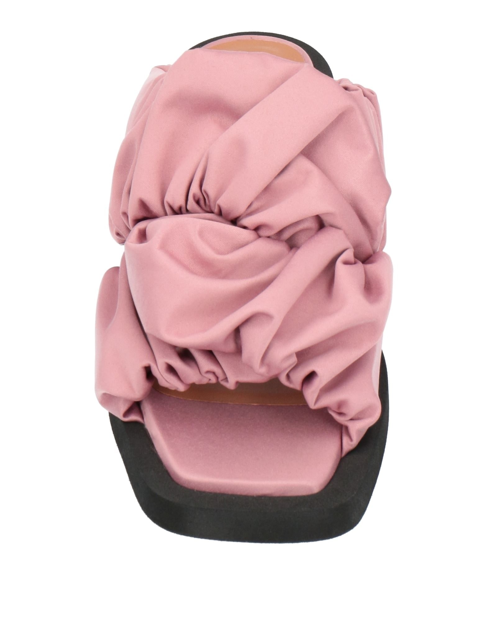 GANNI サンダル GANNI 厚底サンダルサテン37