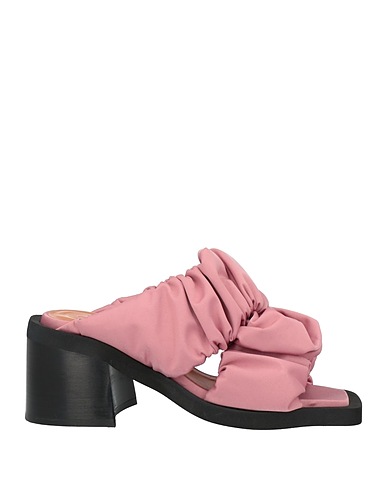 GANNI Sandals Pink Textile fibers