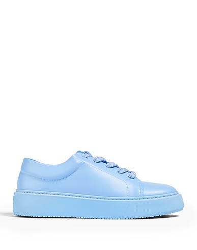 GANNI Sneakers Light blue Textile fibers