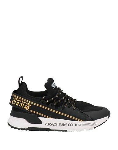VERSACE JEANS COUTURE Sneakers Black Textile fibres