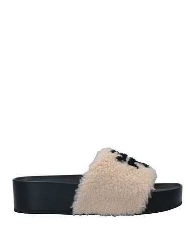 TORY BURCH Sandals Ivory Shearling