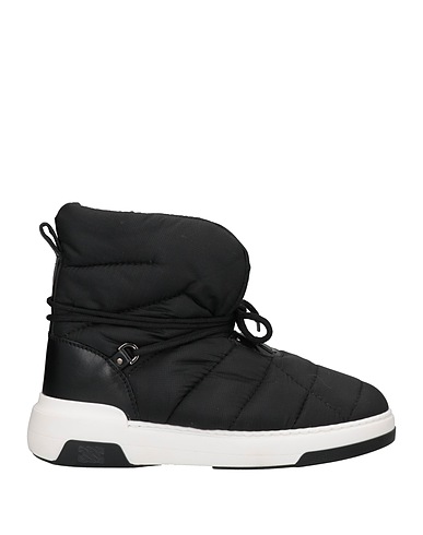 CASADEI Ankle boot Black Textile fibers, Leather
