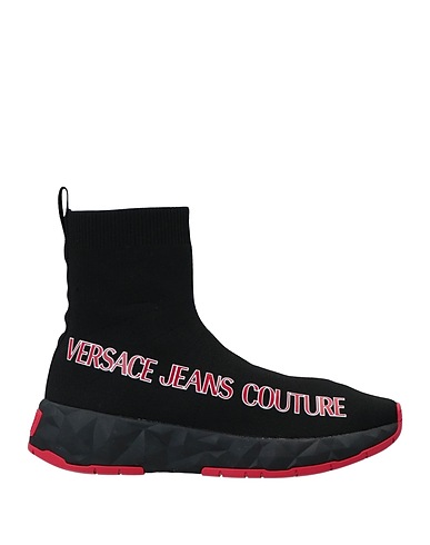 VERSACE JEANS COUTURE Sneakers Black Textile fibres