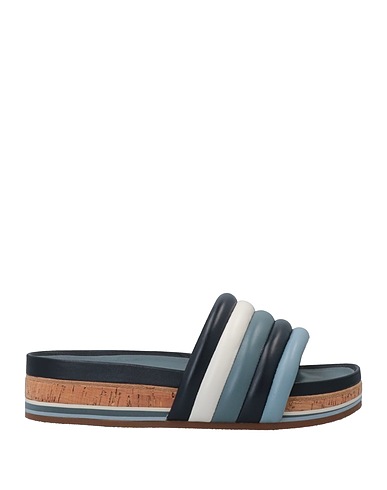 TORY BURCH Sandals Sky blue Soft Leather