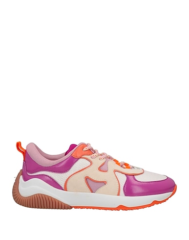 HOGAN Sneakers White Soft Leather, Textile fibres