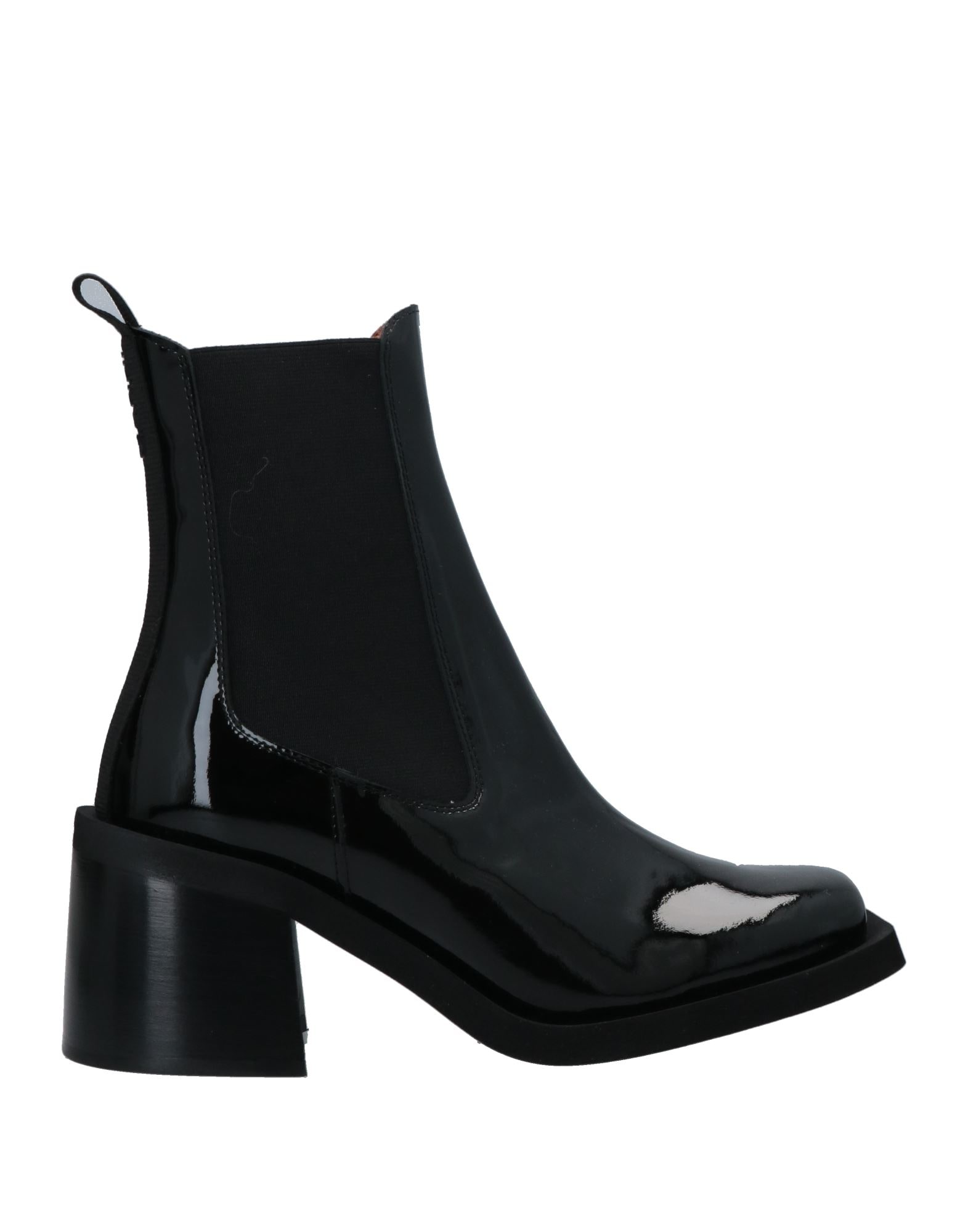 ショートブーツ・ブーティ SEE BY CHLOE Woman Flat ankle boots Black SB39030A16026 999 See By Chloé Women's Leather Flat Ankle Boots - Nero - UK 3