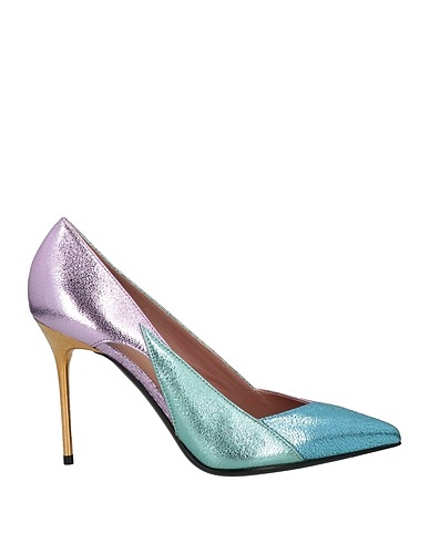 BALMAIN Court Sky blue 100% Lambskin