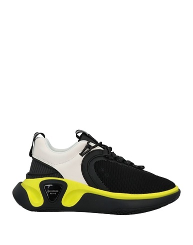 BALMAIN Sneakers Blanc 100% Polyester, Polyuréthane, Coton, Cuir de bovin
