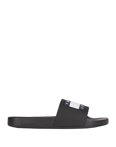 TOMMY JEANS Sandals Black Rubber