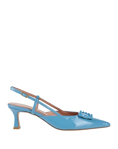 BIANCA DI Court Pastel blue 100% Soft Leather