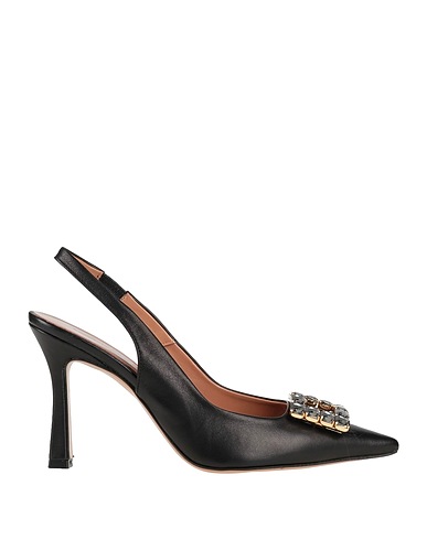 BIANCA DI Pump Black 100% Soft Leather