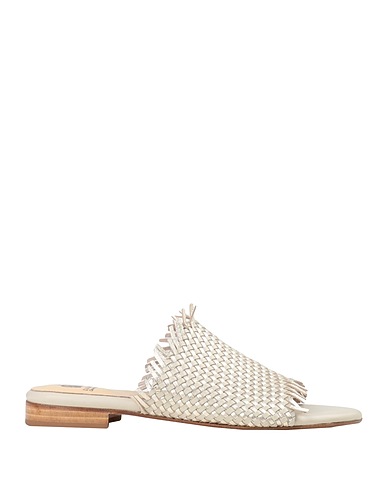 L'ARIANNA Sandals Platinum 100% Soft Leather