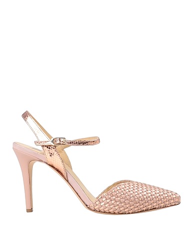 L'ARIANNA Pump Rose gold 100% Soft Leather