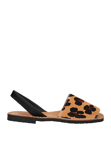 SKA Sandals Camel Soft Leather