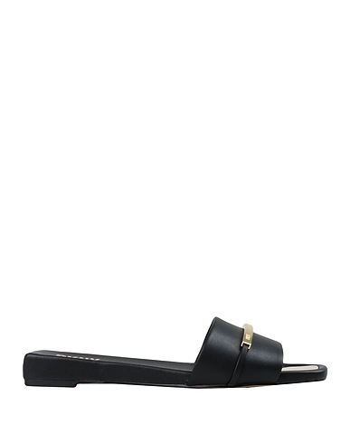 DKNY Sandals Black Soft Leather
