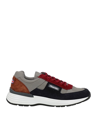 CHURCH'S Sneakers Lead Leather, Textile fibers