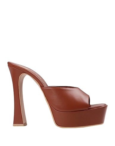 GIAMPAOLO VIOZZI Sandals Tan 100% Sheepskin