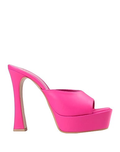 GIAMPAOLO VIOZZI Sandals Fuchsia 100% Sheepskin