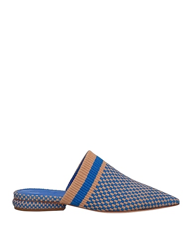 ANTOLINA Paris Mules and clogs Blue Textile fibers