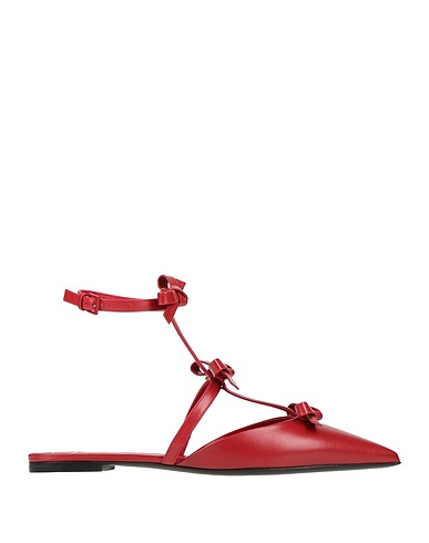 VALENTINO GARAVANI Ballet flats Red Soft Leather