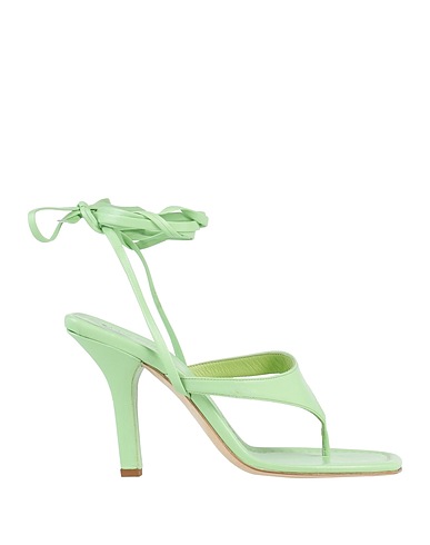 PARIS TEXAS Flip flops Light green Leather