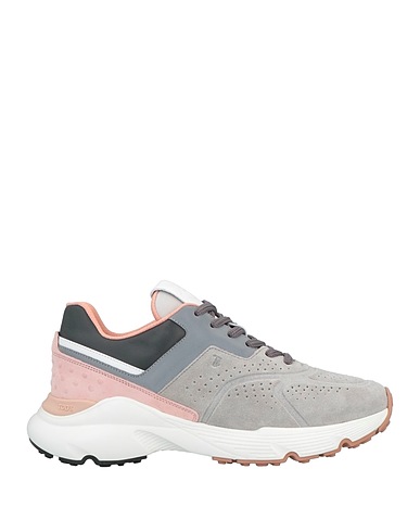 TOD'S Sneakers Gris Cuero, Fibras textiles