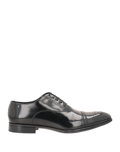 DOUCAL'S Laced shoes Black Soft Leather
