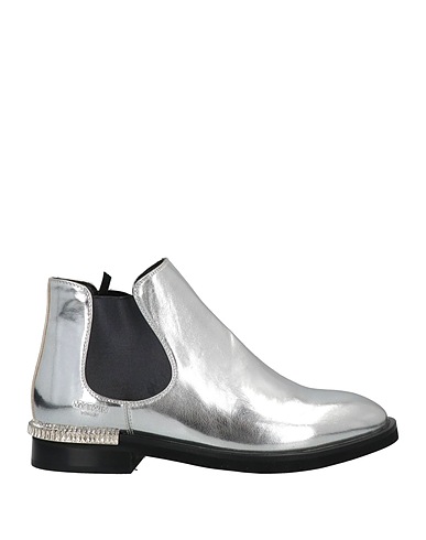 MY TWIN TWINSET Ankle boot Silver Soft Leather