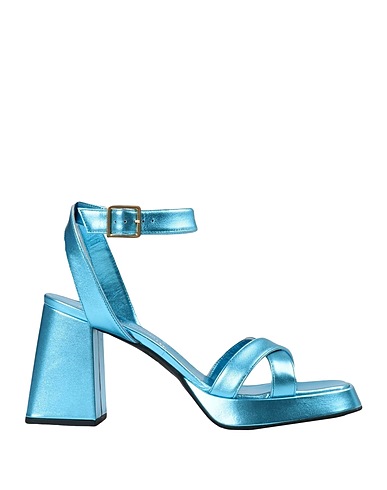 GIAMPAOLO VIOZZI Sandali Celeste 100% Pelle di pecora