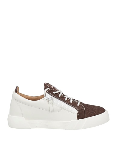 GIUSEPPE ZANOTTI Sneakers Dark brown Soft Leather