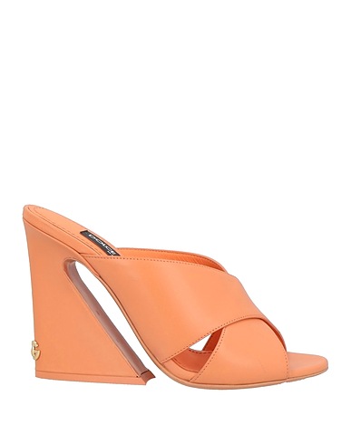 DOLCE&GABBANA Sandali Salmone Pelle di vitello