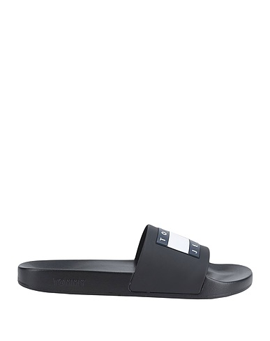 TOMMY JEANS Sandals Black 100% TPE - Thermoplastic Elastomer