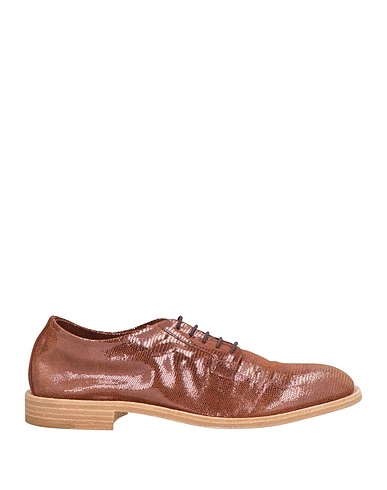 DEL CARLO Stringate Marrone Pelle
