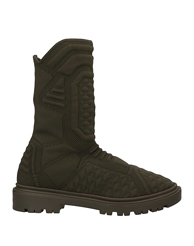 CASADEI Ankle boot Military green Textile fibers