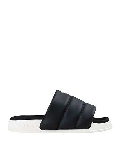 ADIDAS ORIGINALS Sandals ADILETTE SLIDES
 Black Textile fibres