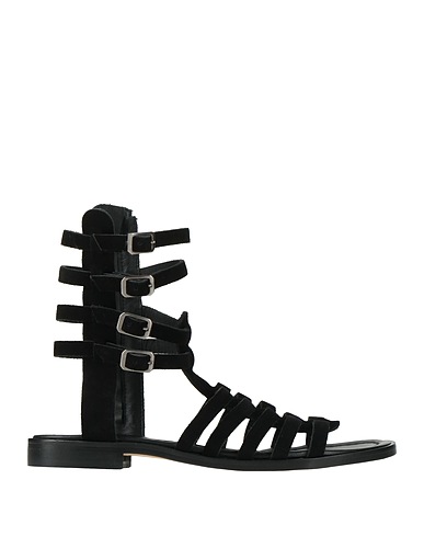 DONDUP Sandals Black Soft Leather
