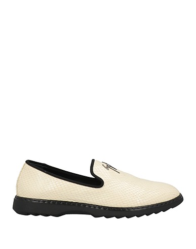 GIUSEPPE ZANOTTI Loafers Ivory Soft Leather