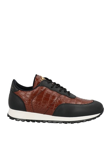 GIUSEPPE ZANOTTI Sneakers Brown Soft Leather