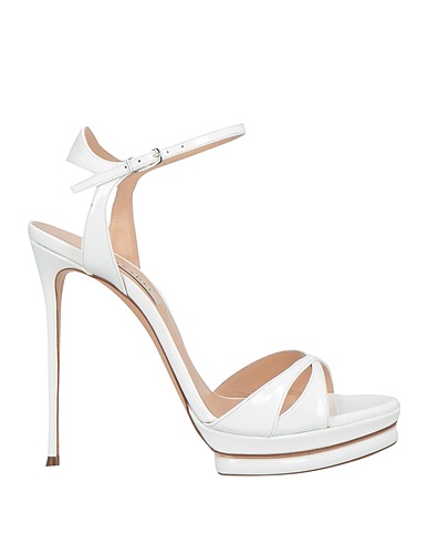 CASADEI Sandals White Soft Leather