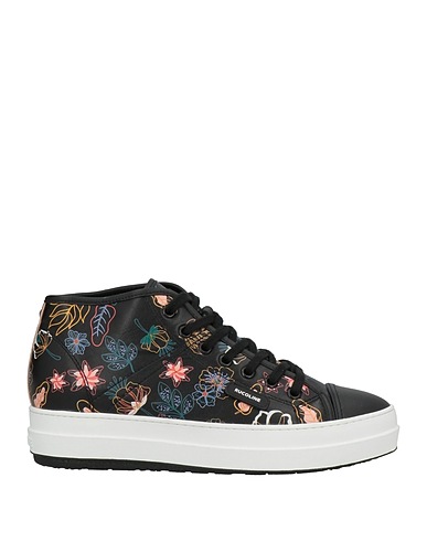 RUCOLINE Sneakers Black Soft Leather, Other Fibres