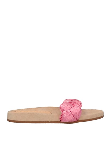 CHARLOTTE OLYMPIA Sandals Pink Textile fibres