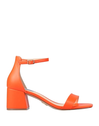 STEVE MADDEN Sandals Orange Soft Leather