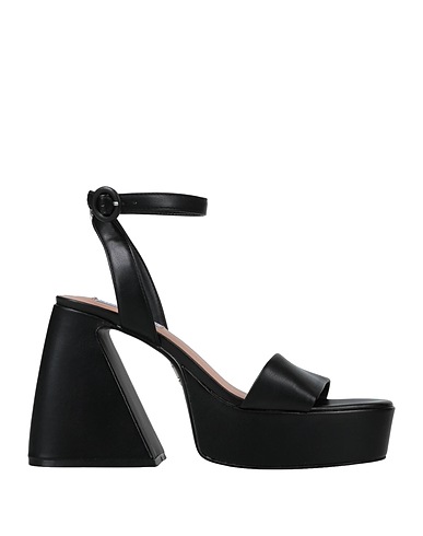 STEVE MADDEN Sandalen Schwarz Synthetische Fasern