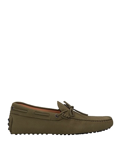 TOD'S Mocassino Verde militare Pelle