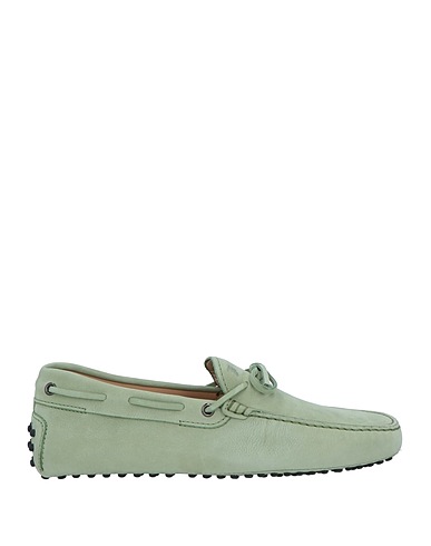 TOD'S Mokassins Salbeigrün Leder