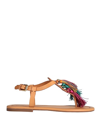 SEE BY CHLOÉ Flip flops Tan 100% Calfskin
