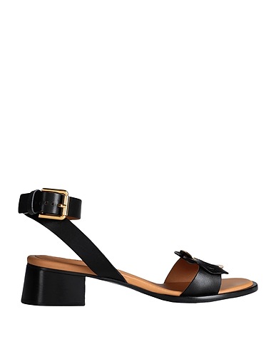 SEE BY CHLOÉ Sandals Black 100% Lambskin