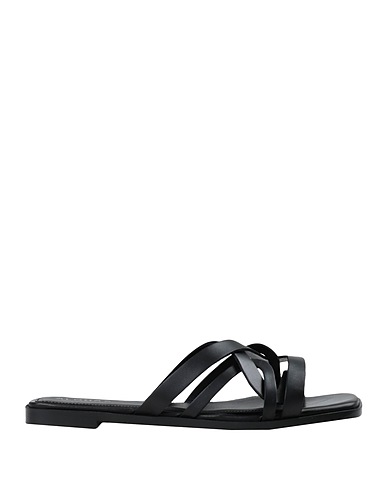 ALOHAS Sandals Black 100% Soft Leather