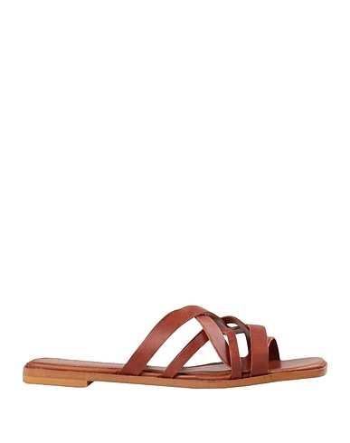 ALOHAS Sandals Tan 100% Soft Leather